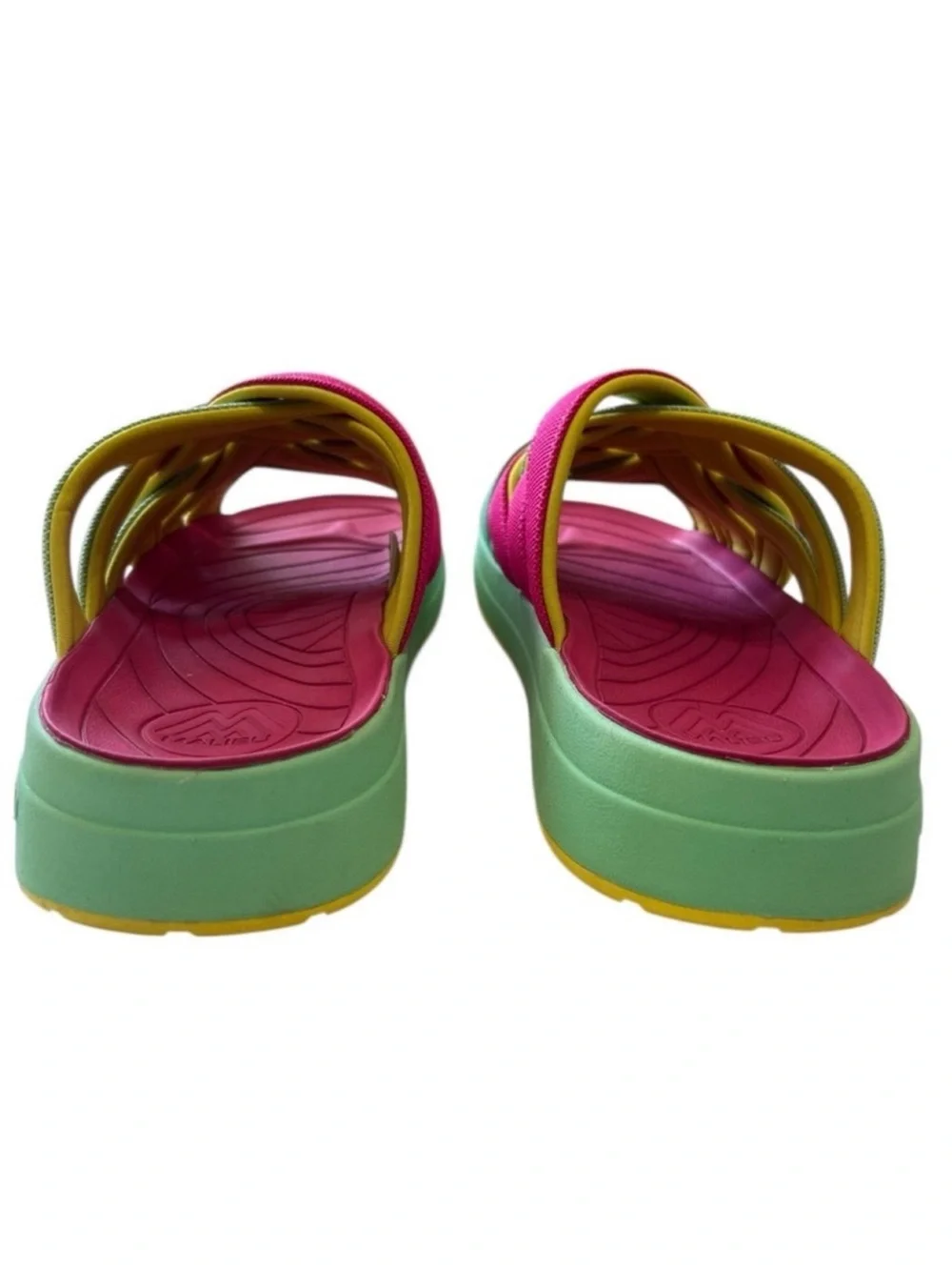 Malibu Sandals Zuma LX Woven Slide Arch Support Cushioned Size 10